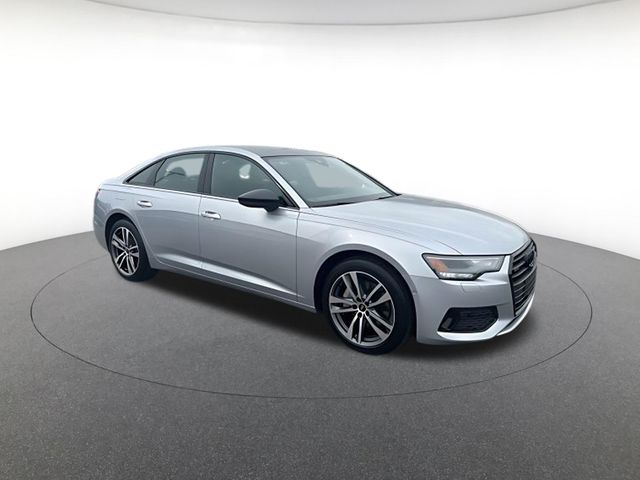 Silver Metallic 2021 Audi A6 quattro Sport Premium 45 TFSI AWD Sedan All-Wheel Drive 7-Speed Automatic