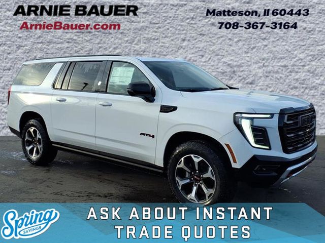 Summit White 2026 GMC Yukon XL AT4 Ultimate 4WD SUV / Crossover Four-Wheel Drive