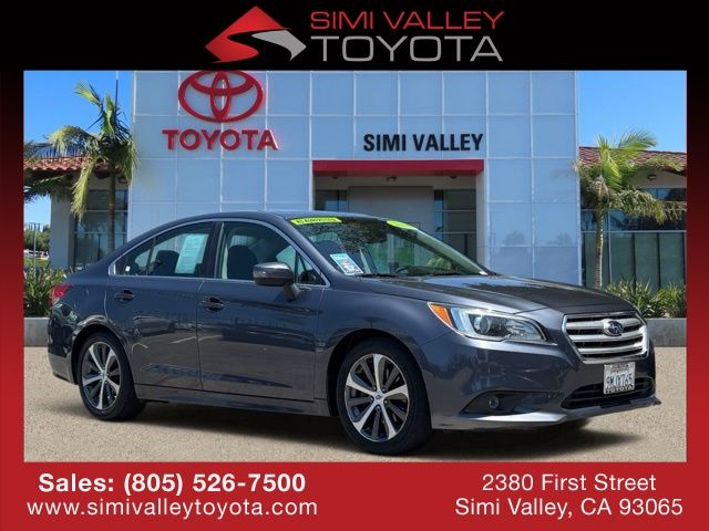 Gray Metallic 2016 Subaru Legacy Sedan All-Wheel Drive Continuously Variable Transmission