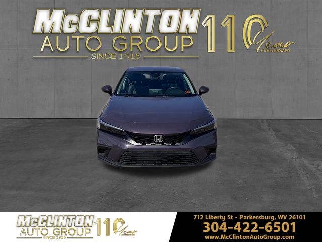 2024 Smokey Mauve Pearl Honda Civic EX-L FWD Hatchback