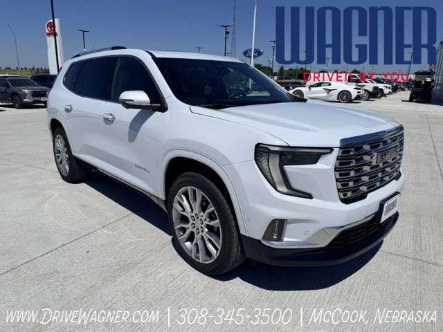 Glacier White Tricoat 2026 GMC Acadia SUV / Crossover Four-Wheel Drive 8-Speed Automatic