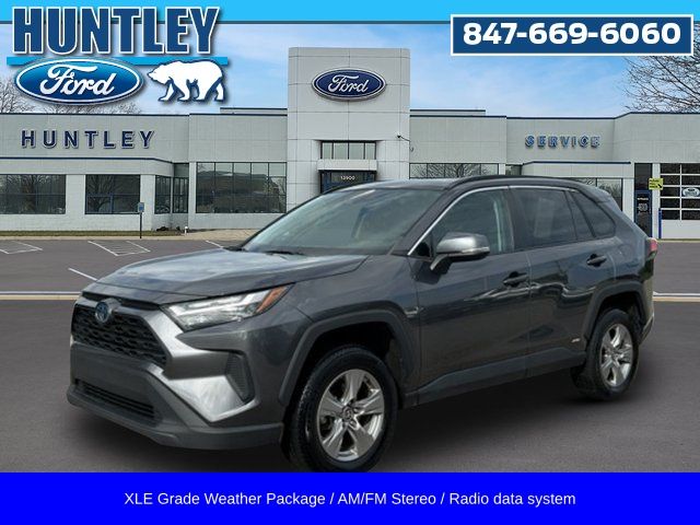 Magnetic Gray Metallic 2022 Toyota RAV4 Hybrid SUV / Crossover All-Wheel Drive Continuously Variable Transmission