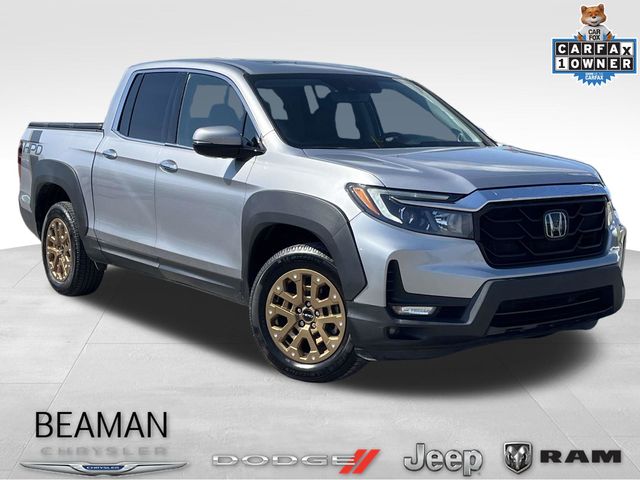 Gray (Modern Steel) 2023 Honda Ridgeline RTL-E AWD Pickup Truck All-Wheel Drive 9-Speed Automatic