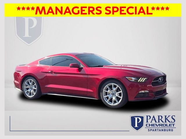 Ruby Red Metallic 2015 Ford Mustang Coupe Rear-Wheel Drive 6-Speed Automatic