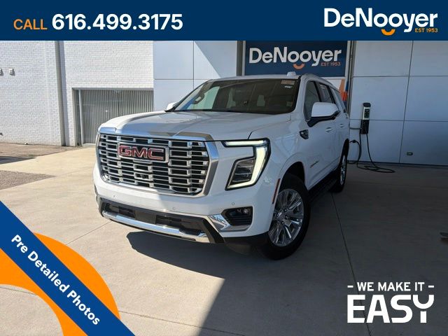 Summit White 2025 GMC Yukon SUV / Crossover Four-Wheel Drive