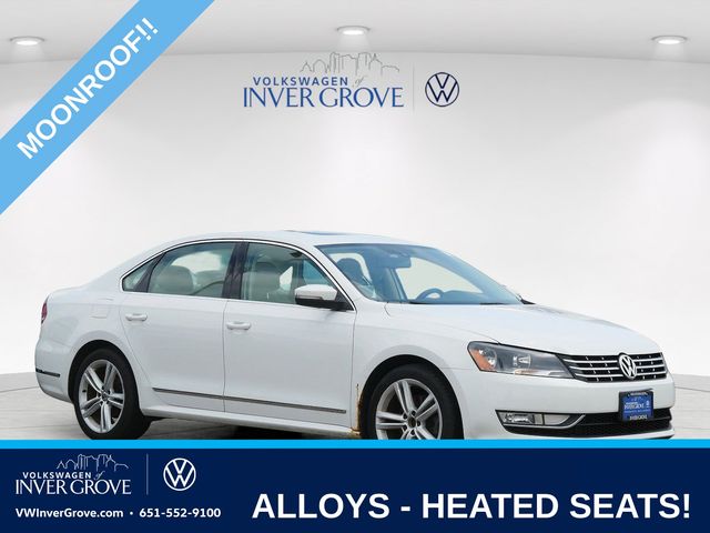 Candy White 2014 Volkswagen Passat Sedan Front-Wheel Drive 6-Speed Automatic