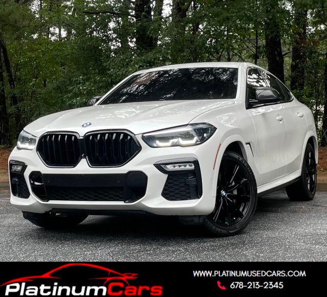 Mineral White Metallic 2021 BMW X6 SUV / Crossover All-Wheel Drive 8-Speed Automatic