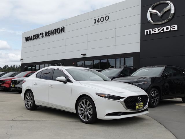Snowflake White Pearl Mica 2023 Mazda MAZDA3 Sedan All-Wheel Drive 6-Speed Automatic