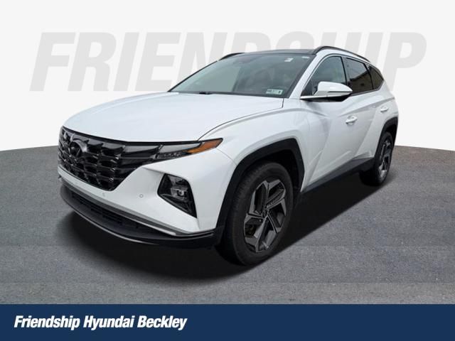 White Pearl 2024 Hyundai Tucson SUV / Crossover All-Wheel Drive 8-Speed Automatic