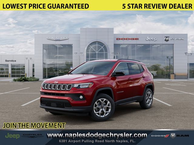 Red Hot Pearlcoat 2026 Jeep Compass Latitude 4WD SUV / Crossover Four-Wheel Drive 8-Speed Automatic