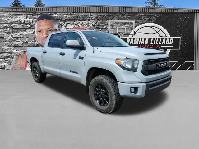 Cement 2017 Toyota Tundra TRD Pro CrewMax 5.7L 4WD Pickup Truck Four-Wheel Drive 6-Speed Automatic Overdrive