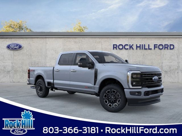 Glacier Gray Metallic Tri-Coat 2026 Ford F-250 Super Duty Platinum Crew Cab 4WD Pickup Truck Four-Wheel Drive Automatic