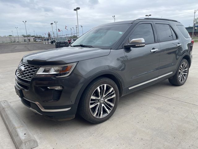 Gray (Magnetic) 2018 Ford Explorer Platinum AWD SUV / Crossover All-Wheel Drive 6-Speed Automatic