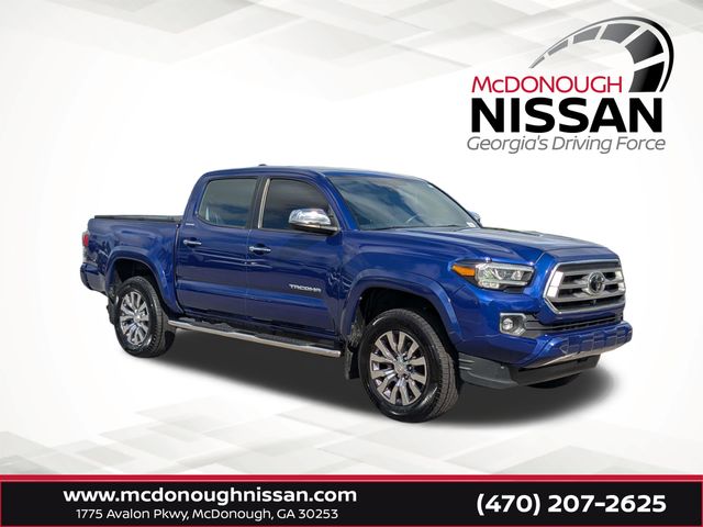 Black 2022 Toyota Tacoma Limited Double Cab RWD Pickup Truck 4X2 6-Speed Automatic