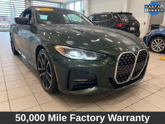 San Remo Green Metallic 2023 BMW 4 Series Convertible All-Wheel Drive 8-Speed Automatic