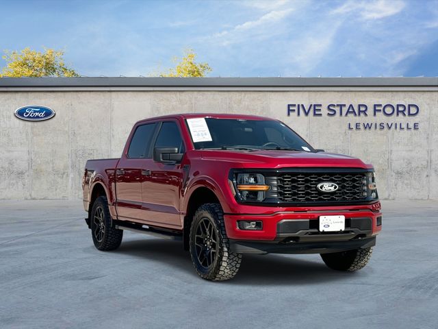 Red Metallic 2025 Ford F-150 Pickup Truck Four-Wheel Drive Automatic