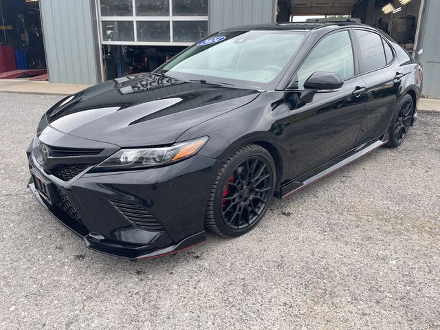 2024 Toyota Camry TRD V6 - Midnight Black Metallic exterior view 3
