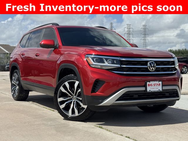 2022 Volkswagen Atlas 3.6L V6 SE w/Technology Blue at DeMontrond Ford