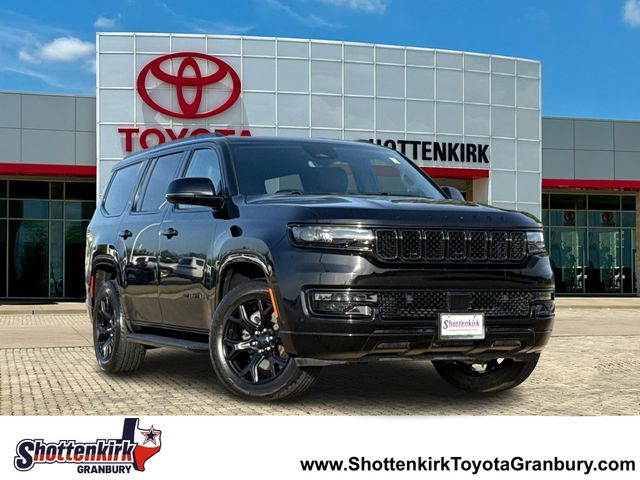 Diamond Black Crystal Pearlcoat 2023 Jeep Wagoneer SUV / Crossover Four-Wheel Drive 8-Speed Automatic