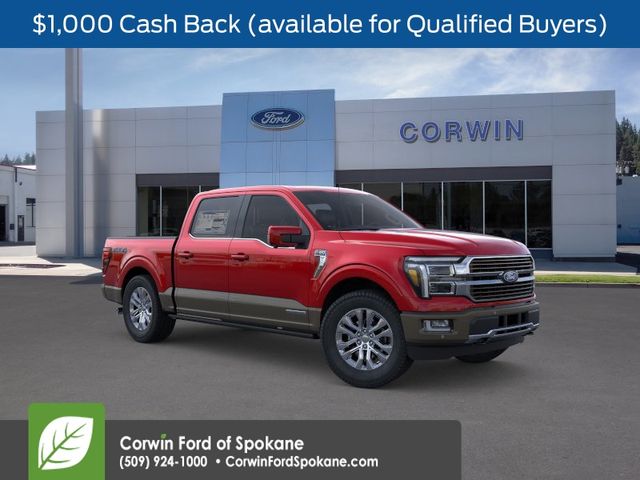 Ruby Red Metallic Tinted Clearcoat 2026 Ford F-150 Pickup Truck Four-Wheel Drive Automatic