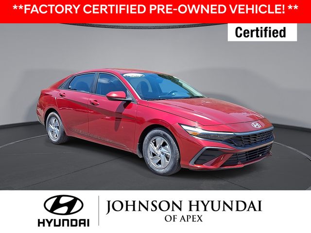 Ultimate Red 2024 Hyundai Elantra Sedan Front-Wheel Drive Continuously Variable Transmission