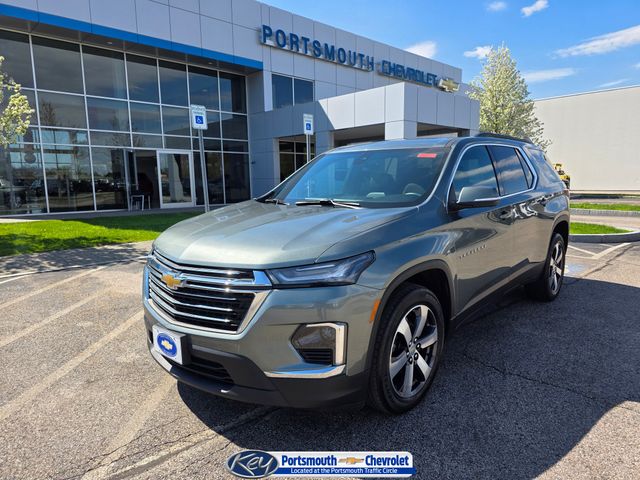 Silver Sage Metallic 2023 Chevrolet Traverse SUV / Crossover Four-Wheel Drive 9-Speed Automatic