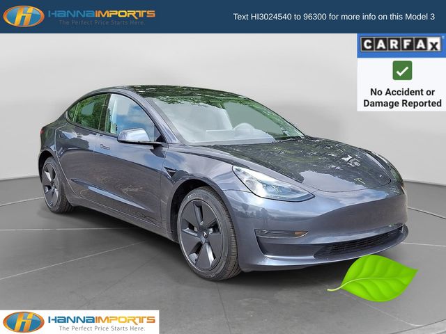 Midnight Silver Metallic 2023 Tesla Model 3 Sedan Rear-Wheel Drive 1-Speed Automatic