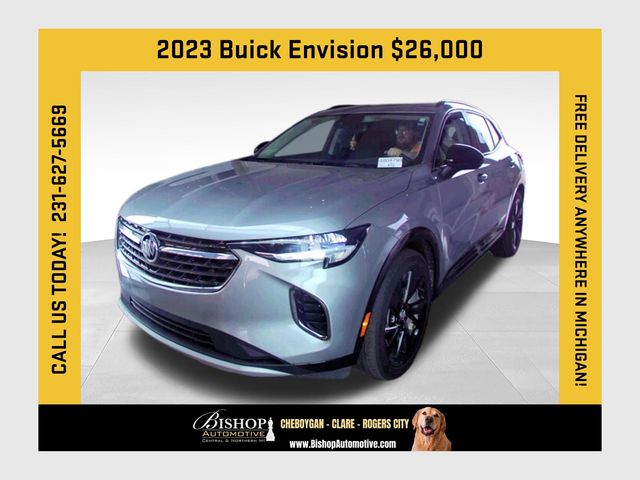 Moonstone Gray Metallic 2023 Buick Envision SUV / Crossover All-Wheel Drive 9-Speed Automatic