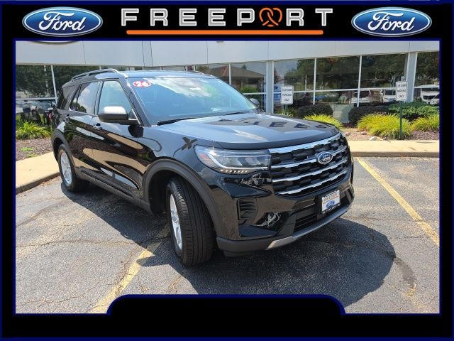 Black Metallic 2026 Ford Explorer SUV / Crossover All-Wheel Drive Automatic