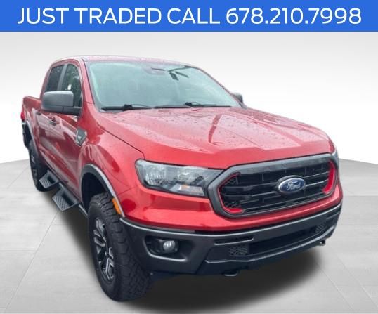 Hot Pepper Red Metallic Tinted Clearcoat 2023 Ford Ranger Pickup Truck Four-Wheel Drive Automatic
