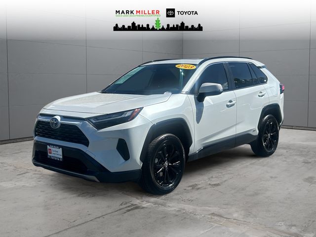 White (Wind Chill Pearl) 2023 Toyota RAV4 Hybrid SE AWD SUV / Crossover All-Wheel Drive Automatic