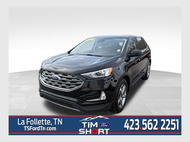 Black 2022 Ford Edge SEL AWD SUV / Crossover All-Wheel Drive 8-Speed Automatic
