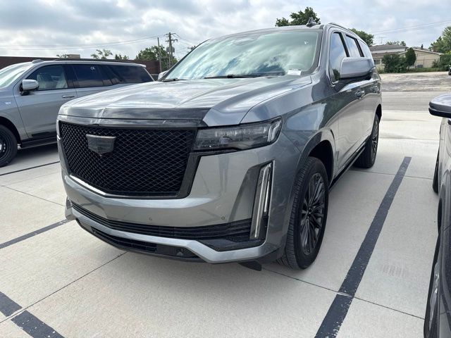 Gray (Satin Steel Metallic) 2022 Cadillac Escalade SUV / Crossover Four-Wheel Drive Automatic