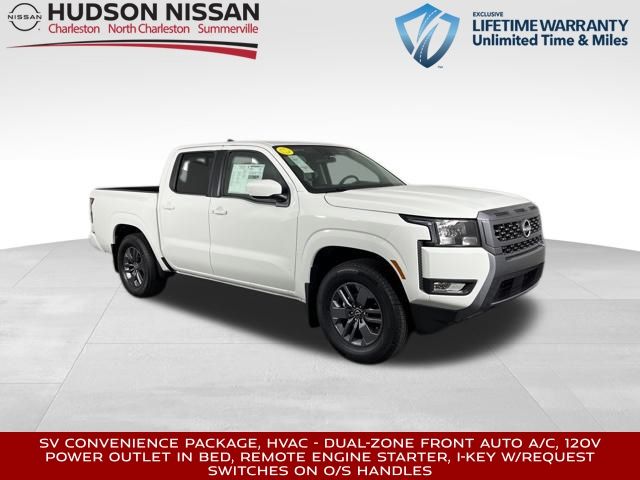 2025 Glacier White Nissan Frontier SV RWD Truck