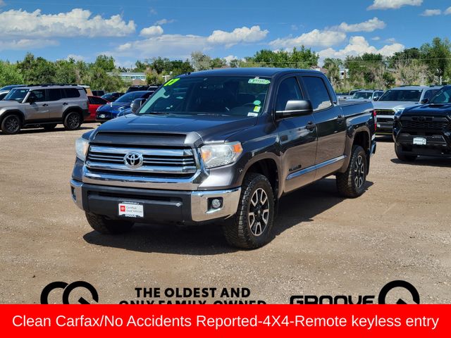 Magnetic Gray Metallic 2017 Toyota Tundra Pickup Truck Four-Wheel Drive 6-Speed Automatic Overdrive