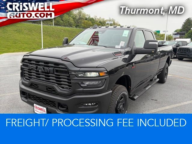 Diamond Black Crystal Pearlcoat 2026 RAM 3500 Tradesman Crew Cab LB 4WD Pickup Truck Four-Wheel Drive 8-Speed Automatic