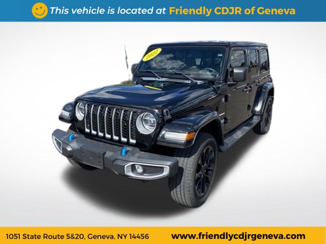 Black Clearcoat 2022 Jeep Wrangler 4xe SUV / Crossover Four-Wheel Drive 8-Speed Automatic