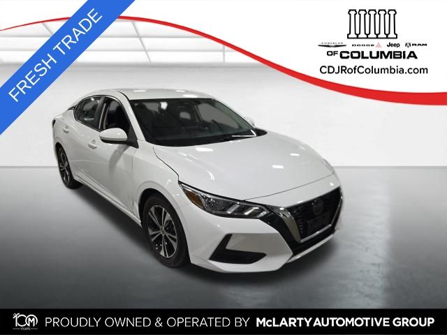 White (Fresh Powder) 2023 Nissan Sentra Sedan Front-Wheel Drive Continuously Variable Transmission
