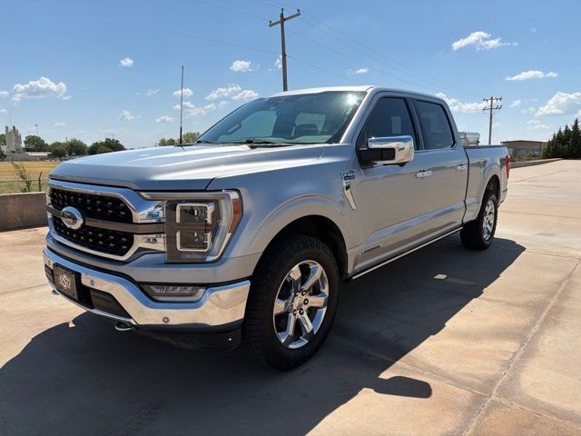 Iconic Silver Metallic 2023 Ford F-150 Pickup Truck Four-Wheel Drive Automatic