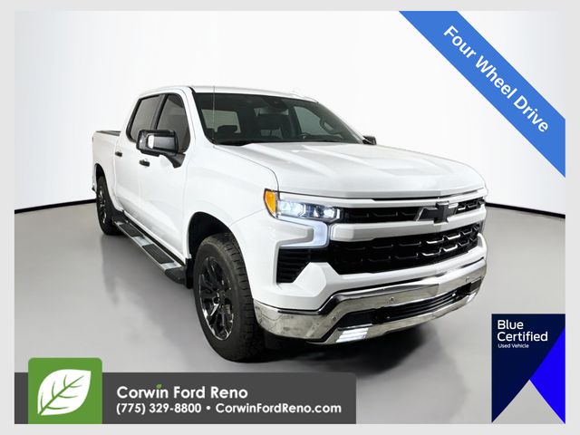 Summit White 2022 Chevrolet Silverado 1500 Pickup Truck Four-Wheel Drive Automatic