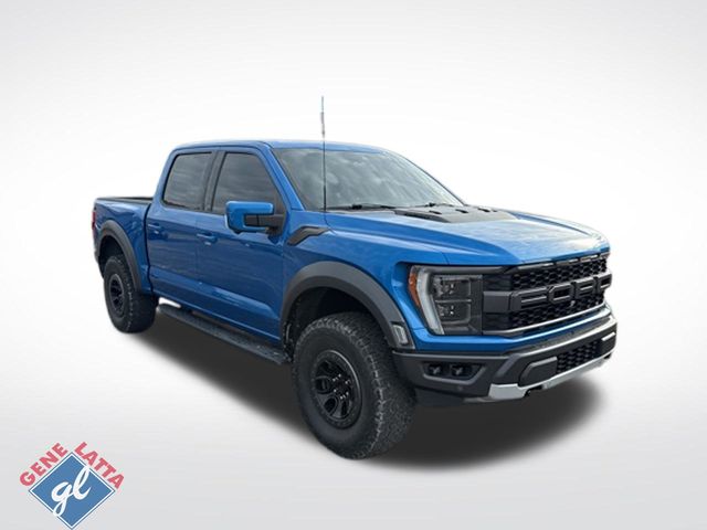 Velocity Blue Metallic 2021 Ford F-150 Raptor SuperCrew 4WD Pickup Truck Four-Wheel Drive Automatic