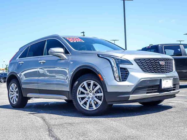 Argent Silver Metallic 2023 Cadillac XT4 Premium Luxury AWD SUV / Crossover Four-Wheel Drive 9-Speed Automatic