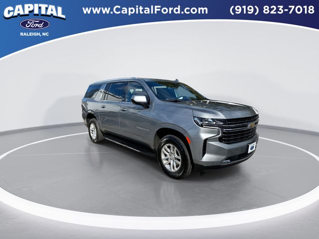 Used 2023 Chevrolet Suburban LT with VIN 1GNSCCKDXPR348645 for sale in Raleigh, NC