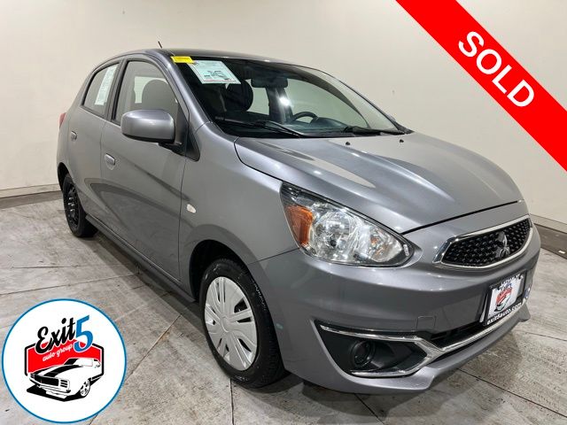 Gray 2019 Mitsubishi Mirage ES FWD Hatchback Front-Wheel Drive Continuously Variable Transmission