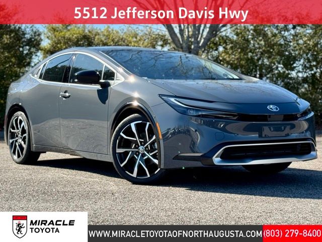 Gray 2026 Toyota Prius Plug-In Hybrid XSE Premium FWD Hatchback Front-Wheel Drive Continuously Variable Transmission
