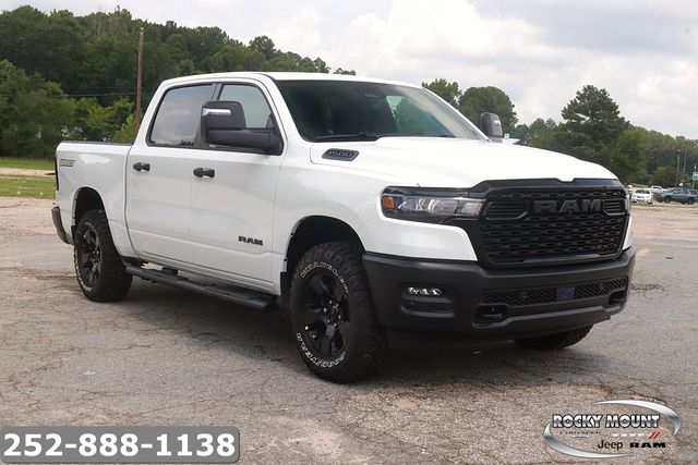 Bright White Clearcoat 2026 RAM 1500 Pickup Truck Four-Wheel Drive 8-Speed Automatic