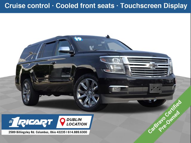 Black 2019 Chevrolet Suburban SUV / Crossover Four-Wheel Drive 6-Speed Automatic Overdrive