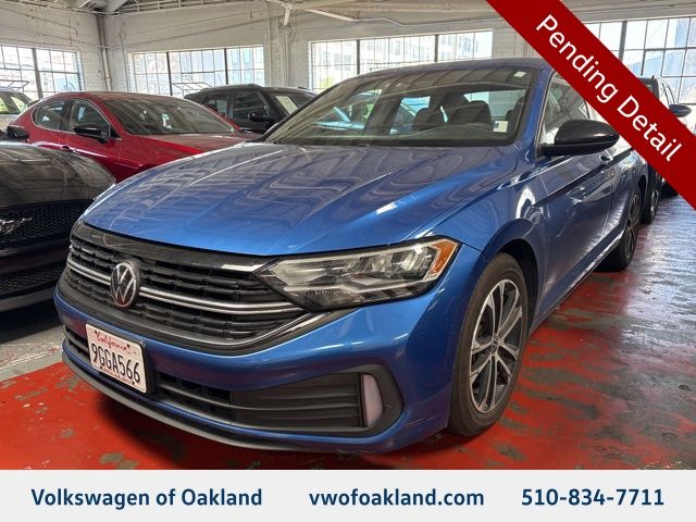 Rising Blue Metallic 2023 Volkswagen Jetta 1.5T Sport FWD Sedan Front-Wheel Drive 8-Speed Automatic
