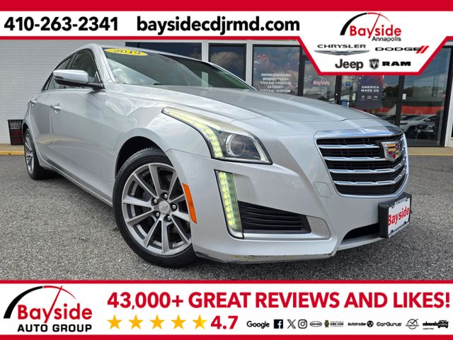 Radiant Silver Metallic 2019 Cadillac CTS Sedan Rear-Wheel Drive 8-Speed Automatic