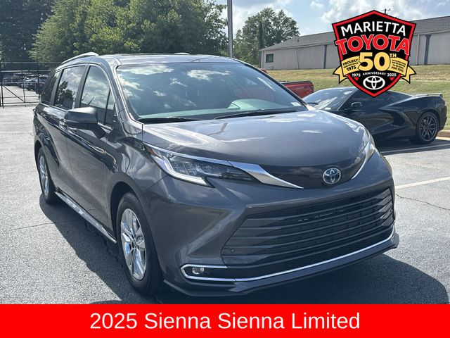 Magnetic Gray Metallic 2025 Toyota Sienna Limited 7-Passenger FWD Minivan Front-Wheel Drive Continuously Variable Transmission
